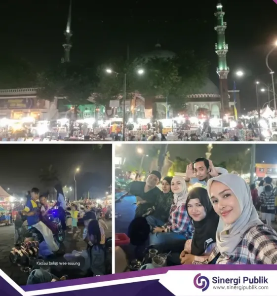 Wisata Religi dan Kehangatan Keluarga Selvi Aprilia ‘Bintang Pantura’ Nikmati Malam Ramadhan di Masjid Al-A’zhom Tangerang