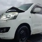 Hujan Deras, Suzuki Karimun Terguling di Tol Bocimi KM 68