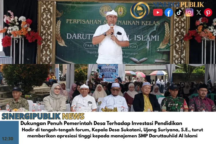 Perpisahan dan Kenaikan Kelas SMP Daruttauhiid Al Islami Sukabumi Berlangsung Khidmat, Momentum Cetak Generasi Berakhlak