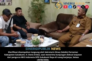 Dinas Pertanian Sukabumi Sampaikan Klarifikasi dan Permohonan Maaf Terkait Insiden Audiensi dengan MIO