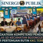 Tingkatkan Kompetensi Pendidik, FKKG Kelas SD Kecamatan Bojonggenteng Gelar Pertemuan Rutin KKG Terbang
