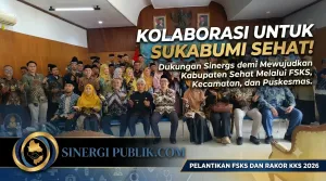 Dilantik di Pendopo, Pengurus FSKS se-Kabupaten Sukabumi Dibebani Target ODF 80 Persen Demi Merebut Swasti Saba Wistara