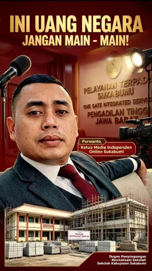 “Ini Uang Negara, Jangan Main-Main!” — MIO Sukabumi Raya Desak APH Usut Dugaan Penyimpangan Revitalisasi Sekolah di 7 Lokasi