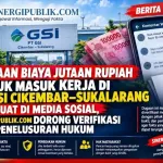 Dugaan Pungutan Jutaan Rupiah untuk Masuk Kerja di PT GSI Sukabumi Mencuat, Perlu Verifikasi dan Penelusuran Hukum